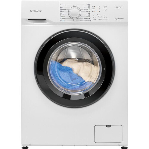 Bomann WA 7161 W - Wasmachine - 6 kg - 1000 tpm - 16 programma's - Energieklasse A - Wit