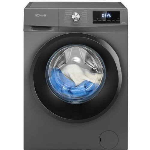 BOMANN WAT 7186 - Was-droogcombinatie - 8 kg / 5 kg - 1400 U/Min. - Zwart Tweedehands