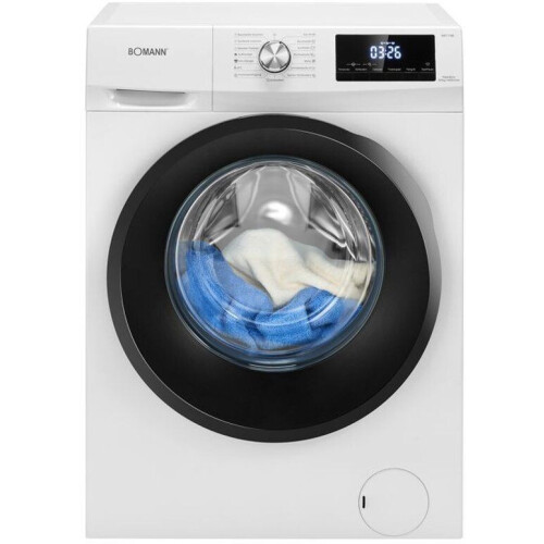 Bomann WAT 7186 - Wasdroger 8 kg wassen 5 kg drogen 1400 omw/min - Wit