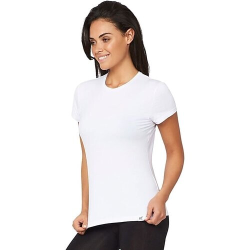 Boody Dames T-shirt Ronde Hals - Wit L Tweedehands