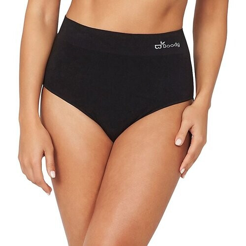 Boody Full Brief Tailleslip - Zwart L Tweedehands