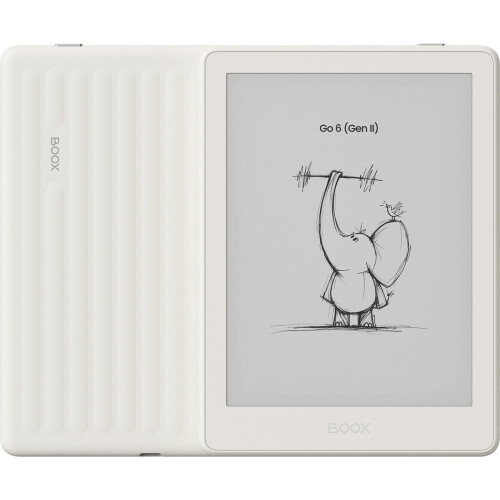BOOX Go 6 (Gen II) - 6'' e-Reader - 300 PPI ePaper Android 3 GB RAM 32 GB opslag Schelp Tweedehands