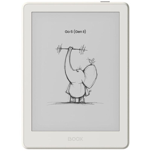 Boox Go 6 (Gen II) - E-reader - 6" E-Paper 300ppi - Wit