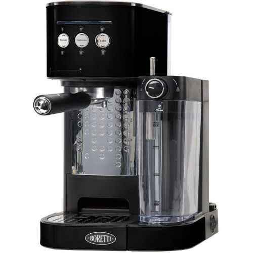 Boretti B400 - Espressomachine - Cappuccino en latte met melkschuim - 1,2L waterreservoir Tweedehands
