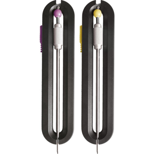 Boretti BBA89 - BBQ thermometer sondes - uitbreiding set BBA87 - geel en paars (2 stuks)