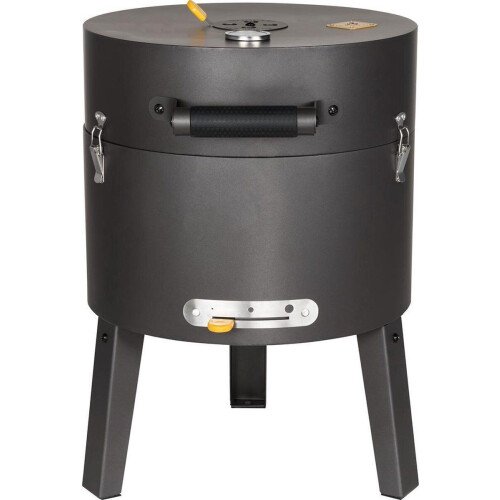 Boretti Tonello - Houtskoolbarbecue - Ø 37 cm - Draagbaar - Zwart Tweedehands