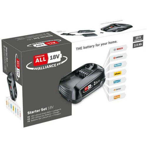 Bosch 1 600 A02 625 - 18V Alliance starterkit - Accu 2,5 Ah en oplader AL 18V-20 Tweedehands