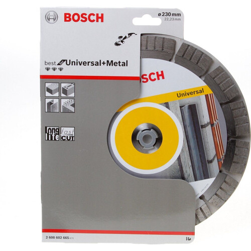 Bosch 2 608 603 633 - Diamantdoorslijpschijf - 230 mm x 22,23 mm x 2,4 mm x 15 mm Tweedehands