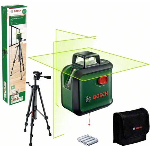 Bosch AdvancedLevel 360 - 360° lijnlaser - Zelfnivellerend - Inclusief statief