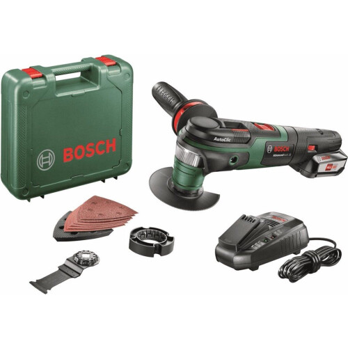 Bosch AdvancedMulti 18 Multitool - Oscillerend - 1x 18 V accu en lader - Inclusief koffer Tweedehands