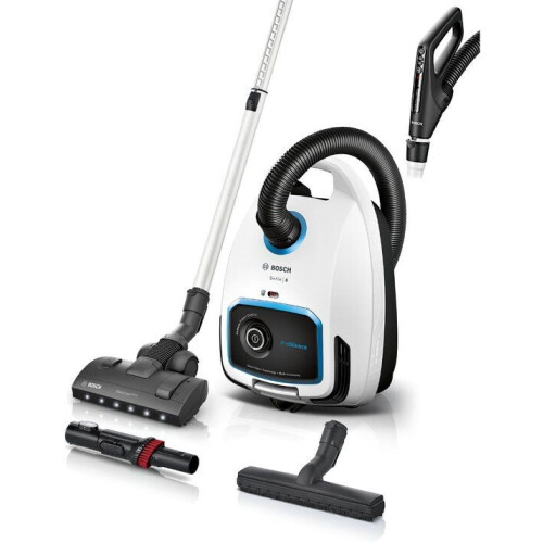 Bosch BGB6SIL0L - Stofzuiger met zak - 12m actieradius HEPA filter - Wit