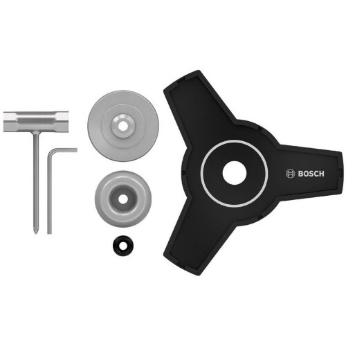 Bosch Bosmaaiermesset - Moer vergrendelplaat mes mesbeschermer spacer HEX sleutel moersleutel