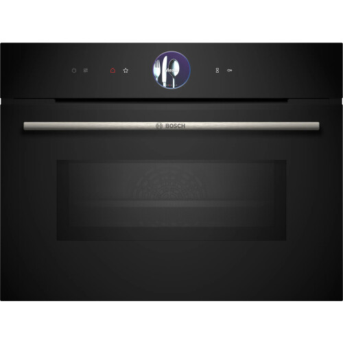 BOSCH CMG7361B2 - Compacte oven met magnetron - TFT-touchdisplay en Air Fry-functie - Zwart Tweedehands