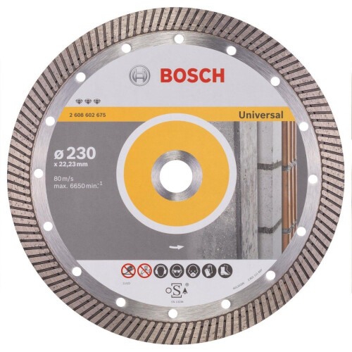 Bosch - Diamantdoorslijpschijf Best for Universal Turbo - 230 x 22,23 x 2,5 x 15 mm Tweedehands