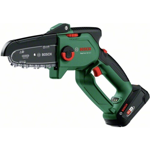 Bosch EasyChain 18V-15-7 - Kettingzaag - Snoerloos 150 zagen per acculading - Groen Zwart Tweedehands