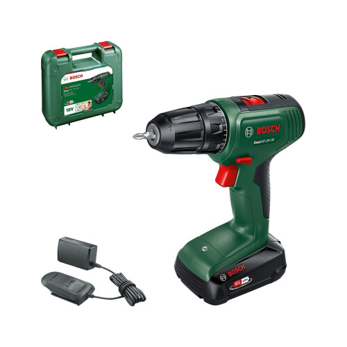 Bosch EasyDrill 18V-38 06039D8003 - Accu-schroefboormachine 18 V 2 Ah Li-ion - Incl. accu lader koffer