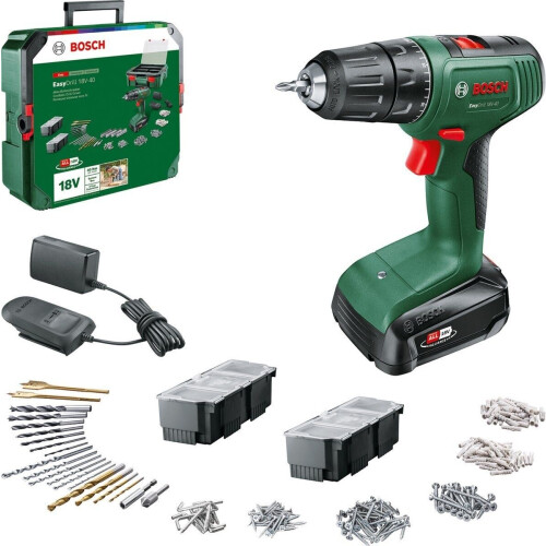 Bosch EasyDrill 18V-40 - Boormachine - 1x 1,5Ah accu + oplader