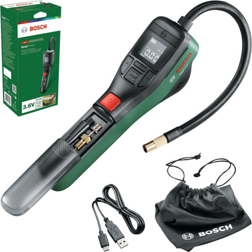 Bosch EasyPump - Accupomp - Max. 10,3 bar - Inclusief adapters