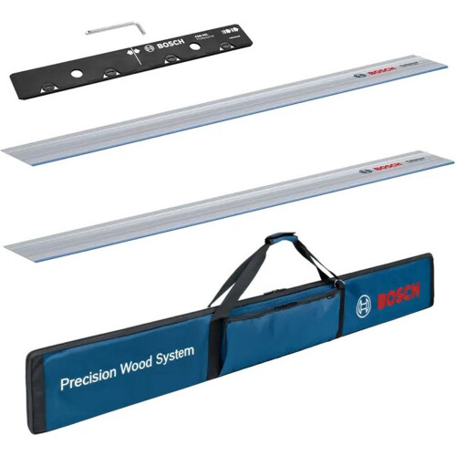 Bosch FSN 1400 - Geleiderail 1400 mm - Nauwkeurige geleiding met splinterbescherming (2 stuks)