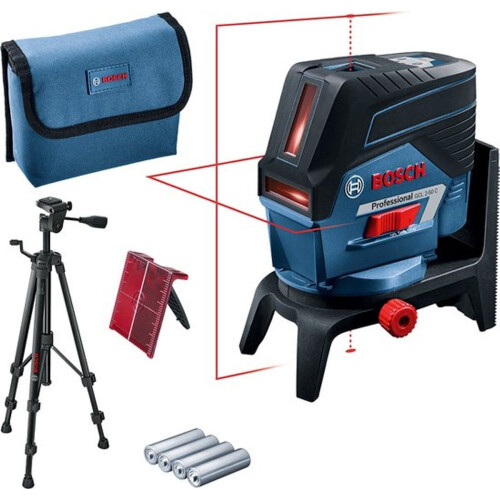 Bosch GCL 2-50 C - Lijnlaser - RM2 + etui + 4 AA batterijen + richtplaat + BT 150