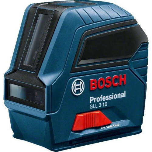 Bosch GLL 2-10 Professional - Lijnlaser - Horizontale en verticale laserlijnen - Rood Tweedehands