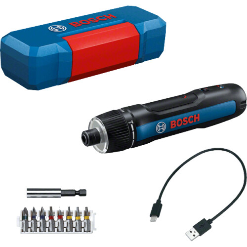 Bosch GO Professional - Accuschroevendraaier - 8-delige bitset - USB-C in koffer Tweedehands