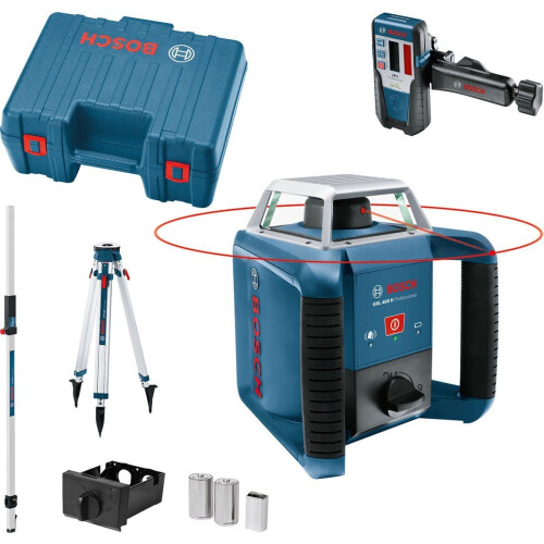 Bosch GRL 400 H - Rotatielaser - Zelfnivellerend met nauwkeurigheid± 2,4 mm over 30 m - IP56 Tweedehands