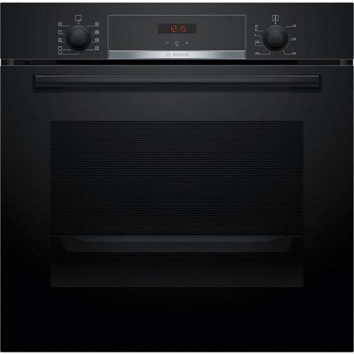 Bosch HBA534BB3 - Serie 4 - Inbouwoven - 71 l - Eenvoudig te reinigen: hydrolyse + Eco Clean Direct - Zwart