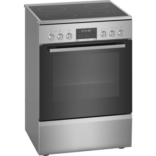 Bosch HKS79U250 - Keramisch fornuis - Pyrolyse - RVS - 60 cm - 3 fase Tweedehands