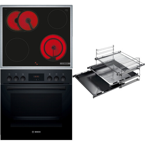 Bosch HND211RB1 - Inbouw ovenset - 66 liter - Energieklasse A - Zwart