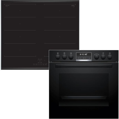 Bosch HND679LS62 - Inbouw oven set - Oven HEG578BB4 + Inductie kookplaat NXX675CB5E - A+ energieklasse