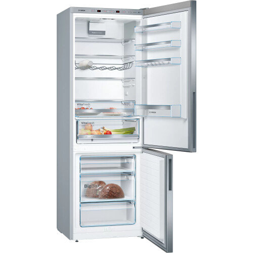 Bosch Kge49aica - Koel-vriescombinatie - 201 Cm - 419l - Lowfrost - Rvs | Nieuw (outlet)