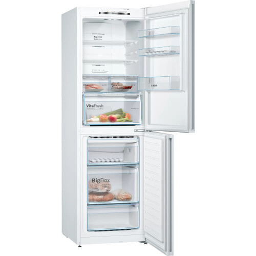 Bosch Kgn34vw35g - Koel-vriescombinatie - 186 Cm - 319l - No Frost - Wit