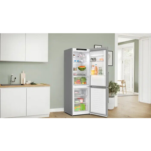 Bosch Kgn36vict - Koel-vriescombinatie - 186 Cm - 321l - No Frost - Zilver | Nieuw (outlet)