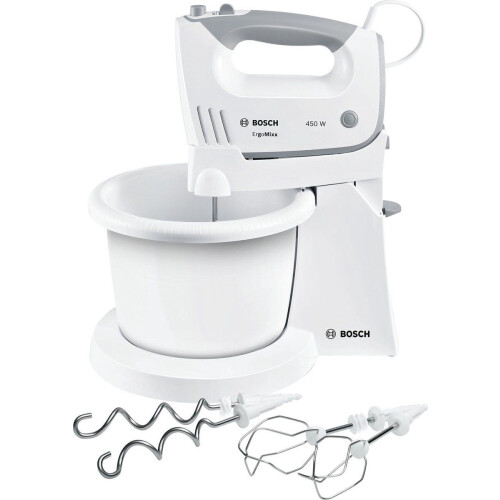 Bosch MFQ36460 - Handmixer - 450W 5 snelheden - Grijs/Wit