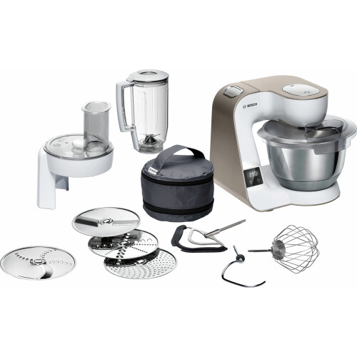 Bosch MUM5XW20 - Keukenmachine - 1000W - 3,9L mengkom - Patisserie set Tweedehands