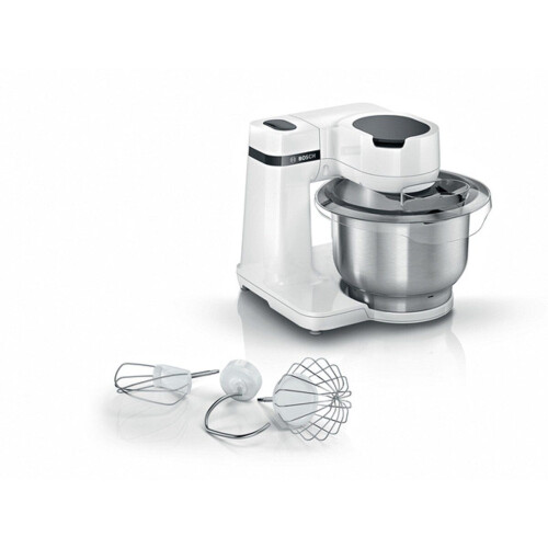 Bosch MUMS2EW00 - Keukenmachine - 700W 3,8L RVS mengkom - Wit Tweedehands