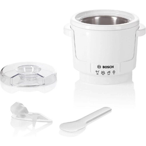 Bosch MUZ5EB2 - IJsmachine accessoire - Dubbelwandige koelcontainer 1 liter - Wit