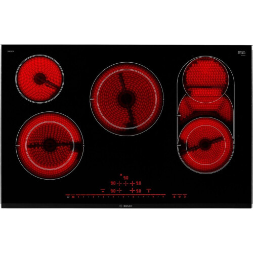 Bosch PKM875DP1D - Inbouw Keramische kookplaat - 5 kookzones - Zwart Tweedehands