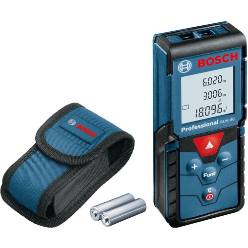Bosch Professional GLM 40 - Laserafstandsmeter - Geheugenfunctie en verlicht display