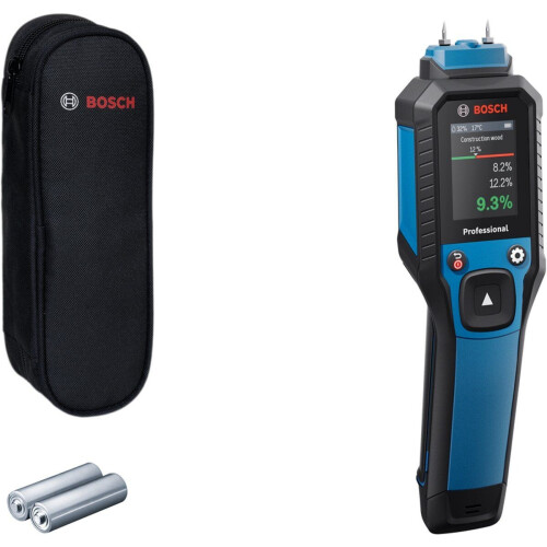 Bosch Professional GMP 2-15 - Materiaalvochtmeter - Thermo-hygrometer - Blauw zwart Tweedehands