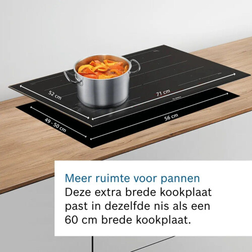 Bosch PVS731HC1M - Inductie kookplaat - 4 kookzones - Zwart