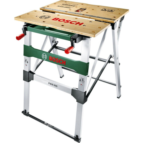 Bosch PWB 600 - Werktafel - Opvouwbaar - Bamboehout Tweedehands