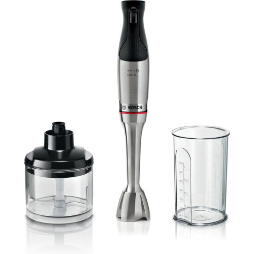 Bosch Serie 6 MSM6M820 - Staafmixer 1200 W - Zwart Roestvrijstaal Tweedehands