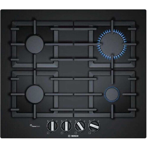 Bosch Serie 6 PPP6A6B90 - Gaskookplaat - 4 zone(s) - Zwart Tweedehands