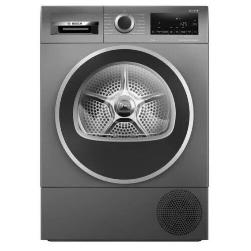 Bosch Serie 6 - WQG245R2GB - Warmtepomp-wasdroger 9 kg - Gietijzergrijs