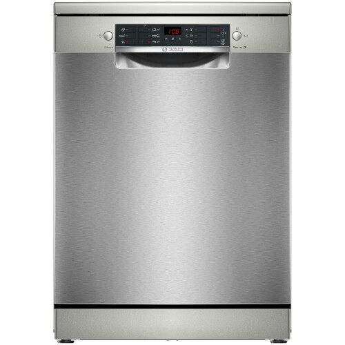 Bosch SMS26AI01F - Vaatwasser - RackMatic-hoogteverstelling - Geborsteld staal Tweedehands