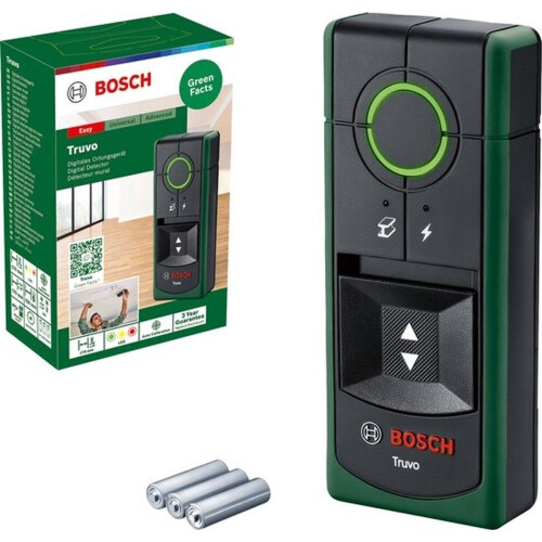 Bosch Truvo - Leidingzoeker - Detecteert metalen en leidingen - Inclusief 3x Alkaline Batterij (LR03/AAA)