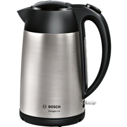 Bosch TWK3P420 - Waterkoker 2400W 1,7L RVS/Zwart - Snoerloos 360° draaibaar Tweedehands