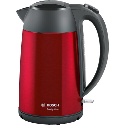 Bosch TWK3P424 - Waterkoker - 1,7L 2400W 360 graden draaibaar - Rood/Zwart